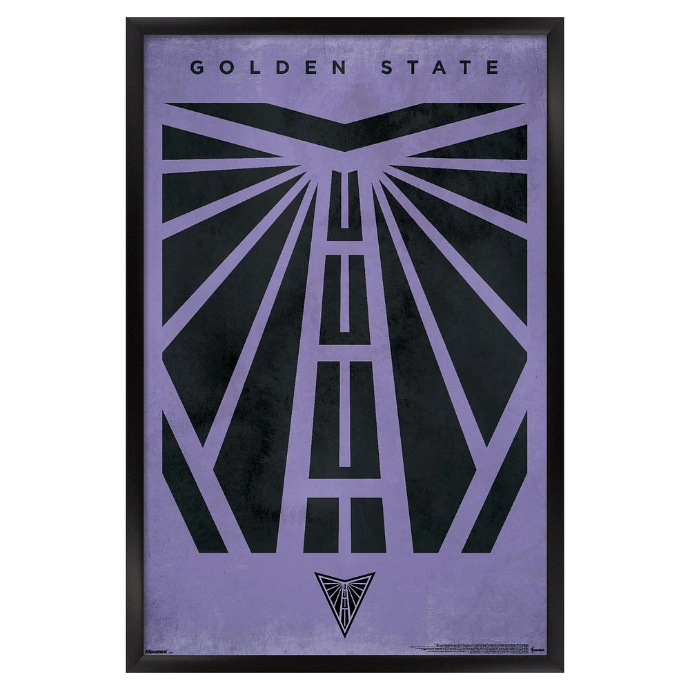 Golden State Valkyries 24" x 36" Framed Poster