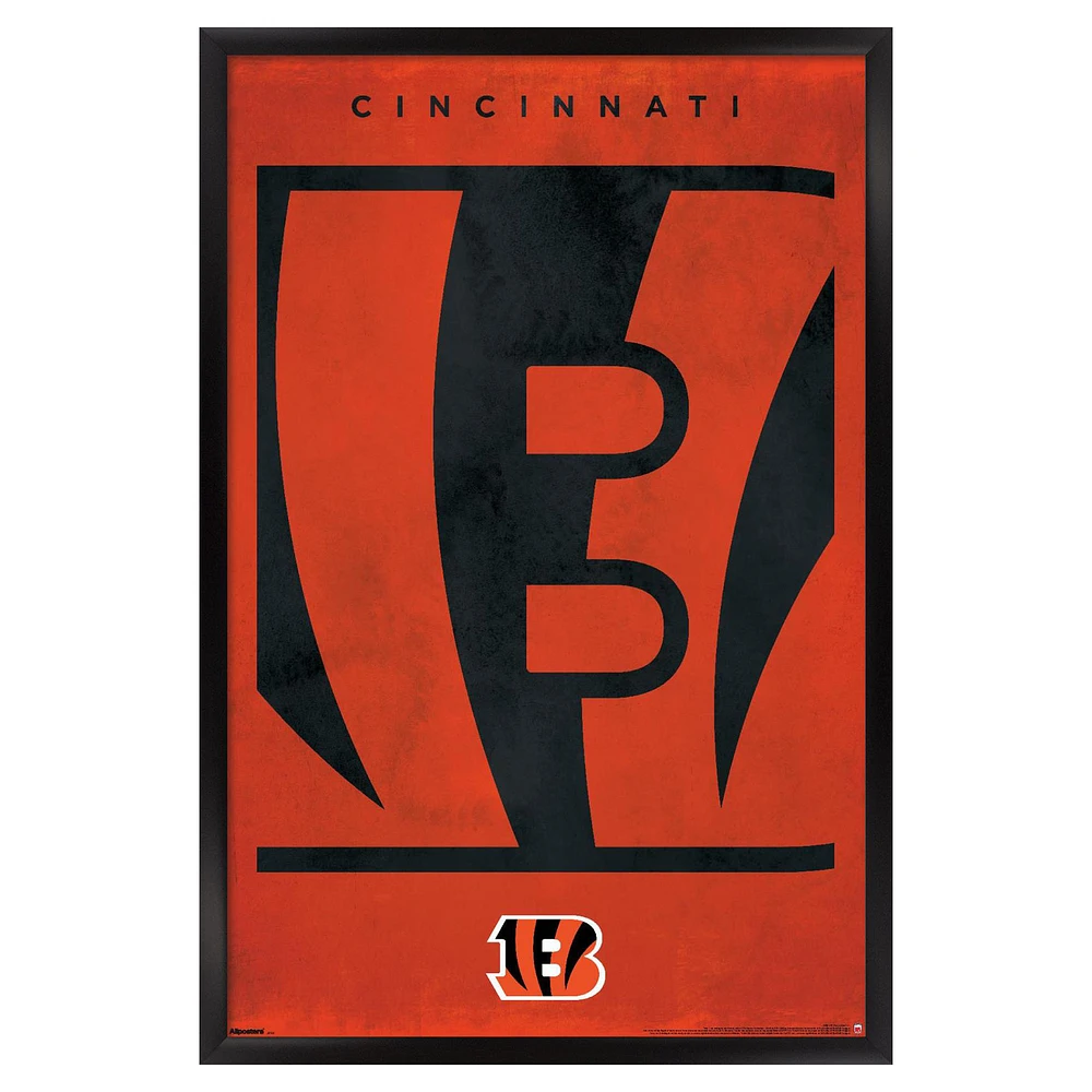Cincinnati Bengals 24" x 36" Framed Poster