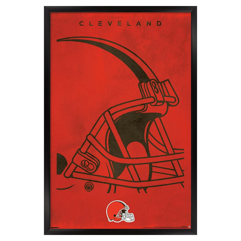 Cleveland Browns 24" x 36" Framed Poster