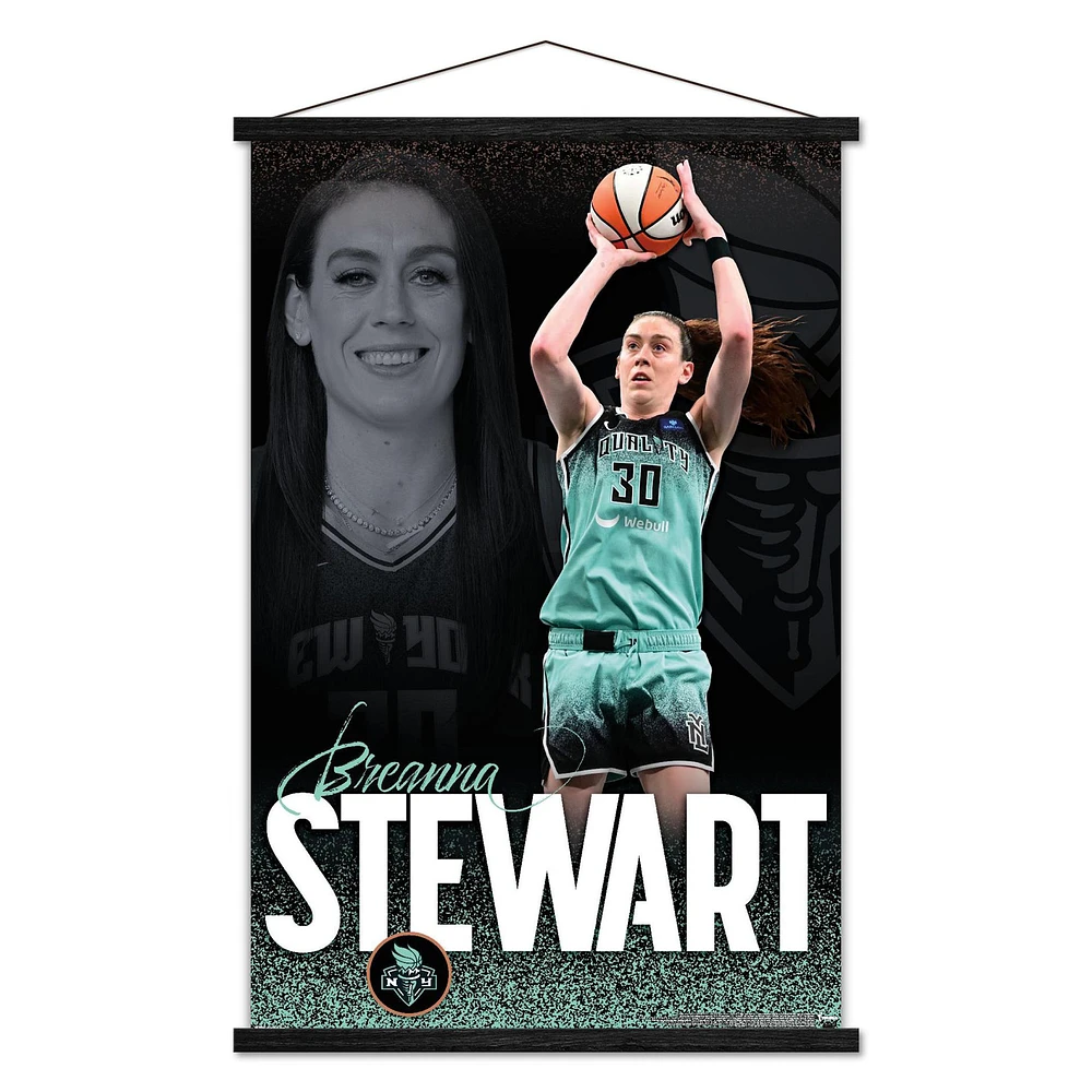 Breanna Stewart New York Liberty 24" x 35" Player Poster with Magnetic Frame