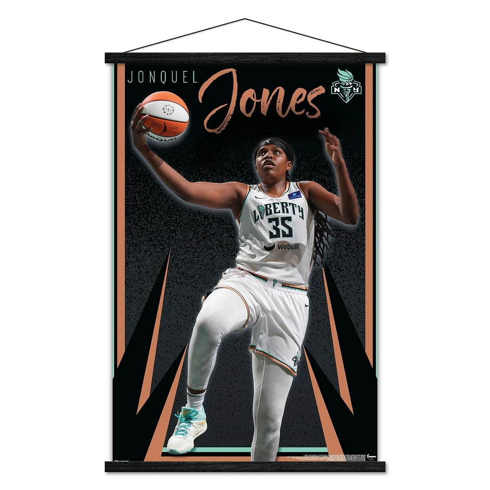 Jonquel Jones New York Liberty 24" x 35" Player Poster with Magnetic Frame
