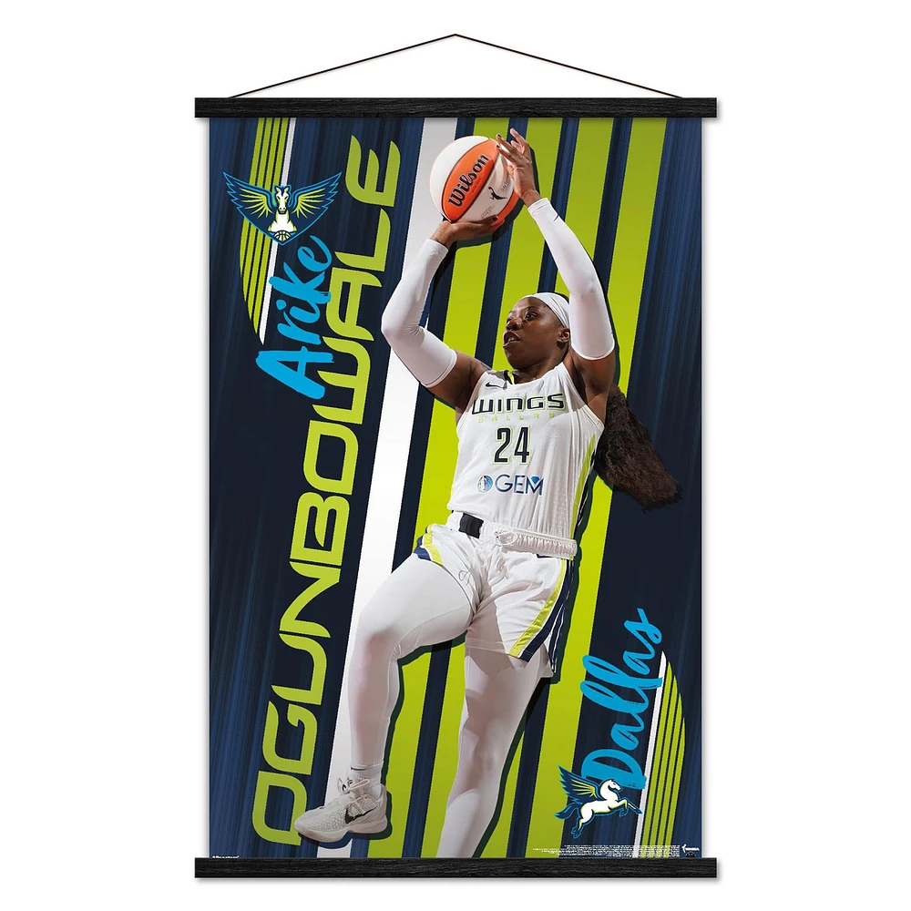 Arike Ogunbowale Dallas Wings 24" x 35" Player Poster with Magnetic Frame