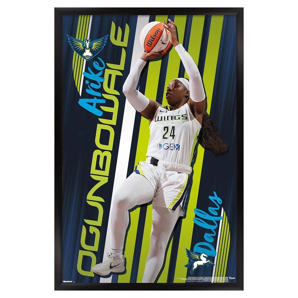 Arike Ogunbowale Dallas Wings 24" x 36" Framed Player Poster