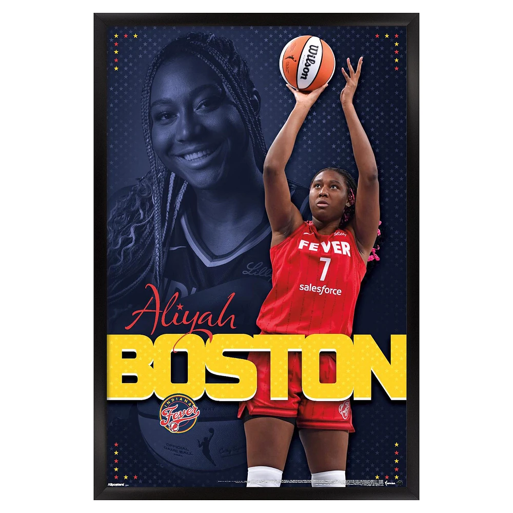 Aliyah Boston Indiana Fever 24" x 36" Framed Player Poster