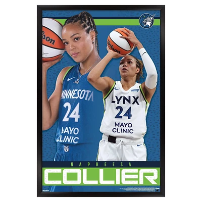Napheesa Collier Minnesota Lynx 24" x 36" Framed Player Poster