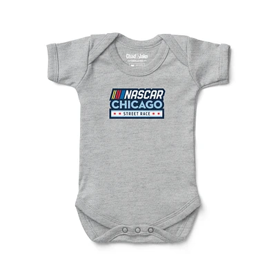 Newborn & Infant Chad Jake Heather Gray NASCAR Chicago Street Race Event Bodysuit
