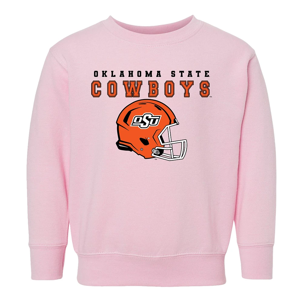 Toddler Chad & Jake Pink Oklahoma State Cowboys Varsity Design Pullover Sweatshirt