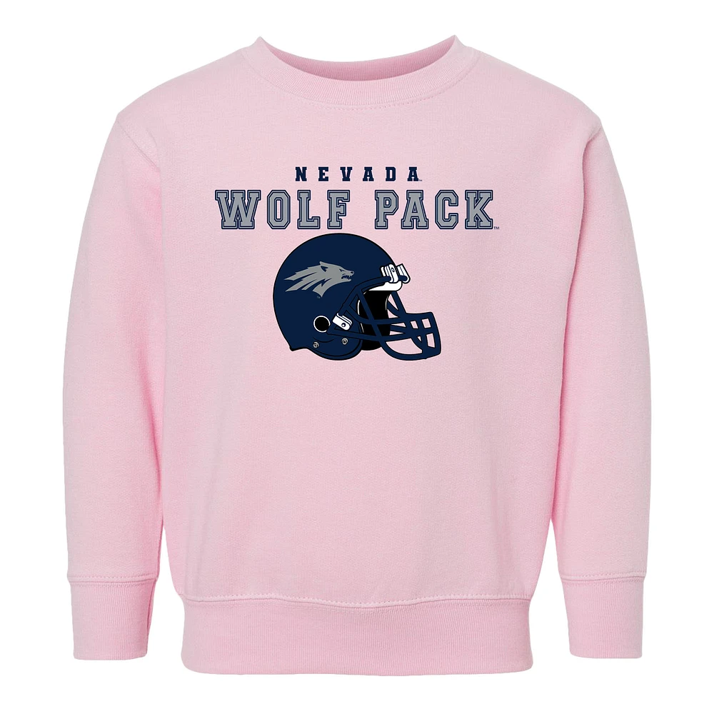 Toddler Chad & Jake Pink Nevada Wolf Pack Varsity Design Pullover Sweatshirt