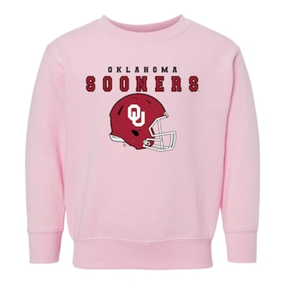Toddler Chad & Jake Pink Oklahoma Sooners Varsity Design Pullover Sweatshirt