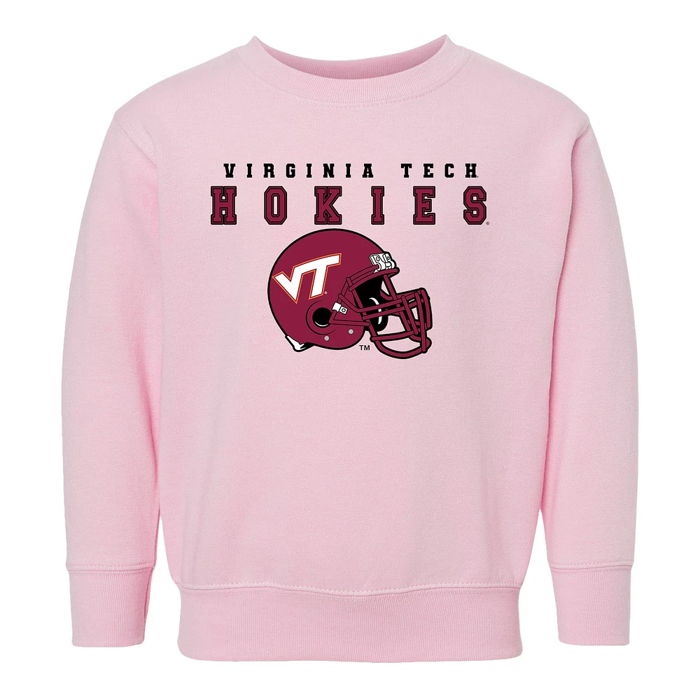 Toddler Chad & Jake Pink Virginia Tech Hokies Varsity Design Pullover Sweatshirt
