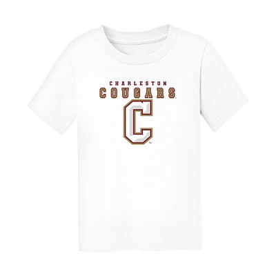 Infant Chad & Jake White Charleston Cougars Varsity Design T-Shirt