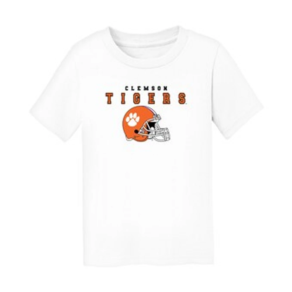 Infant Chad & Jake White Clemson Tigers Varsity Design T-Shirt