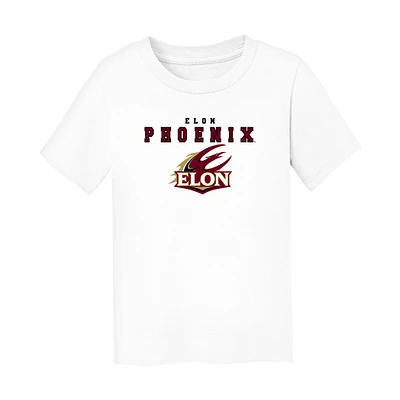 Infant Chad & Jake White Elon Phoenix Varsity Design T-Shirt