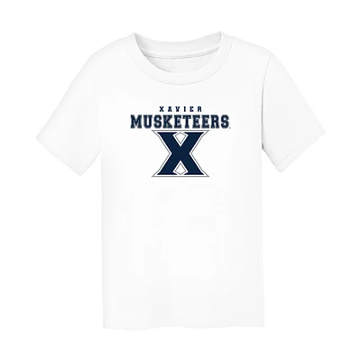 Toddler Chad & Jake White Xavier Musketeers Varsity Design T-Shirt