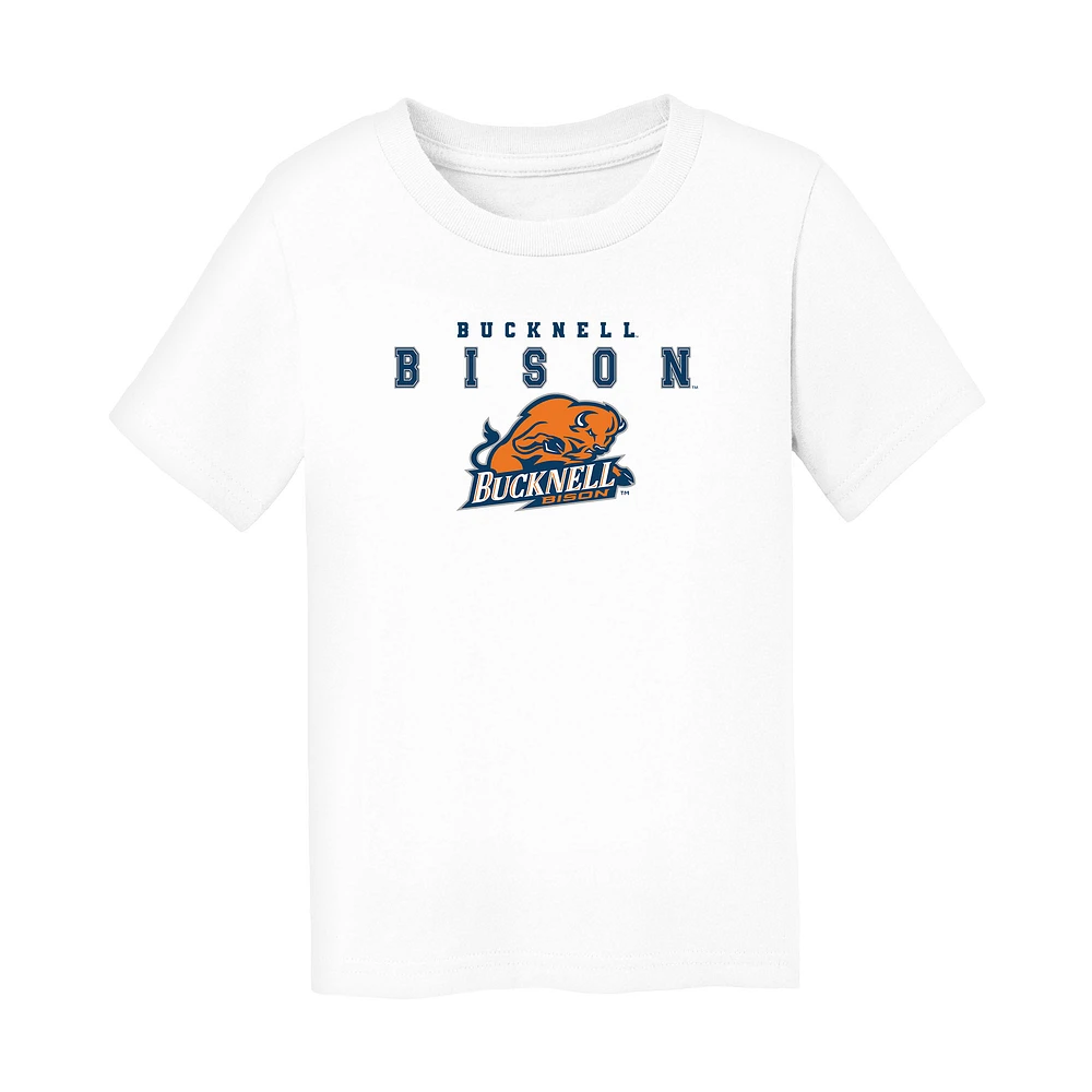 Toddler Chad & Jake White Bucknell Bison Varsity Design T-Shirt