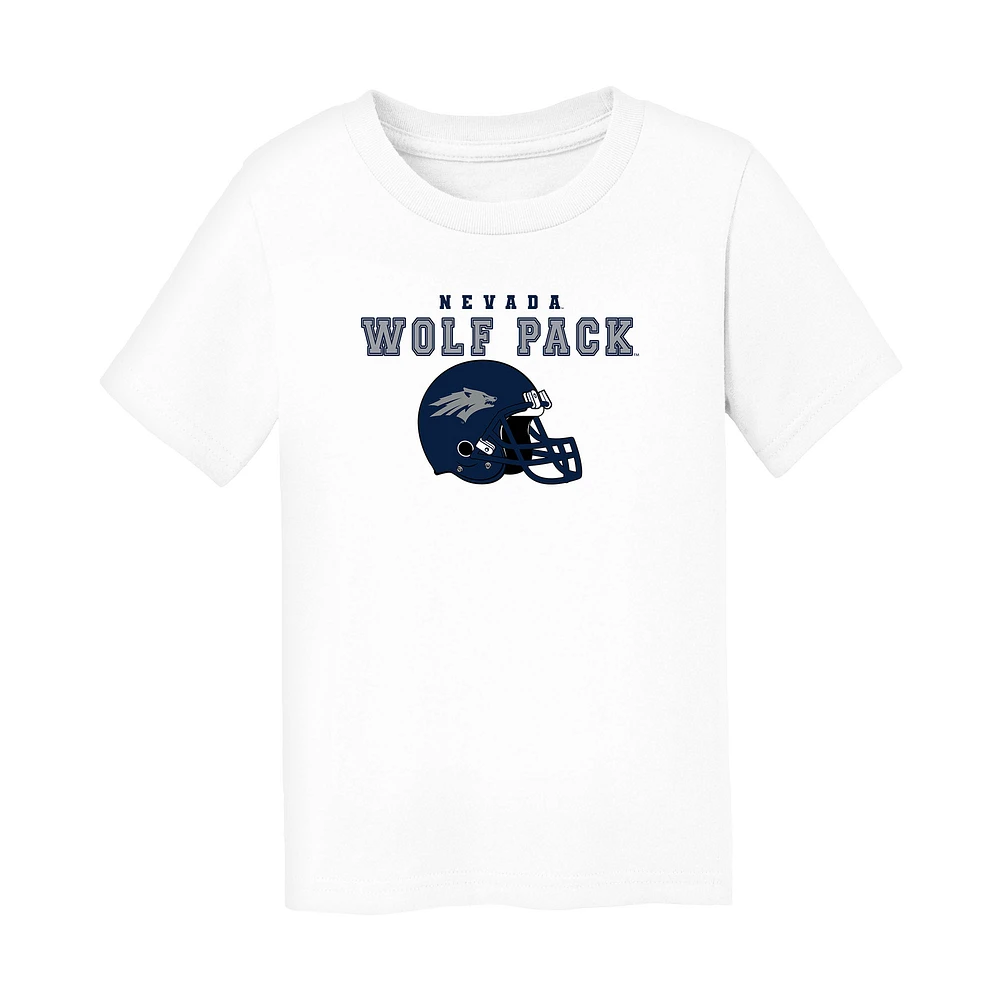 Toddler Chad & Jake White Nevada Wolf Pack Varsity Design T-Shirt