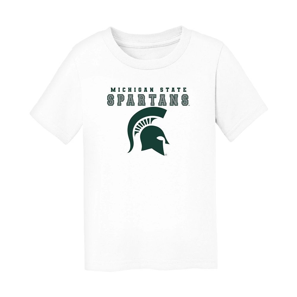 Toddler Chad & Jake White Michigan State Spartans Varsity Design T-Shirt