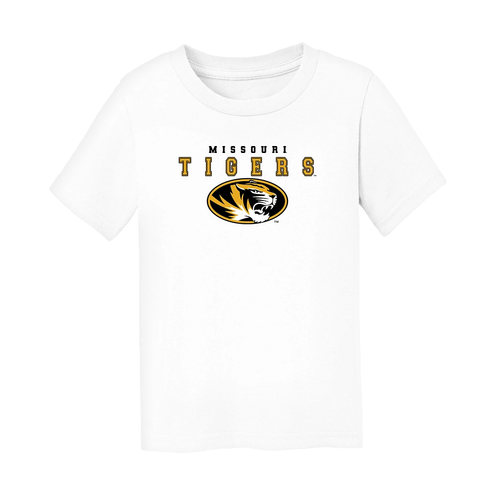 Toddler Chad & Jake White Missouri Tigers Varsity Design T-Shirt