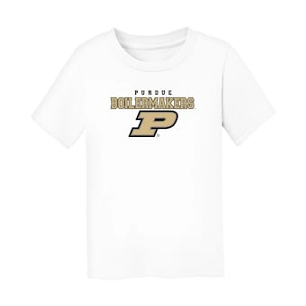Toddler Chad & Jake White Purdue Boilermakers Varsity Design T-Shirt