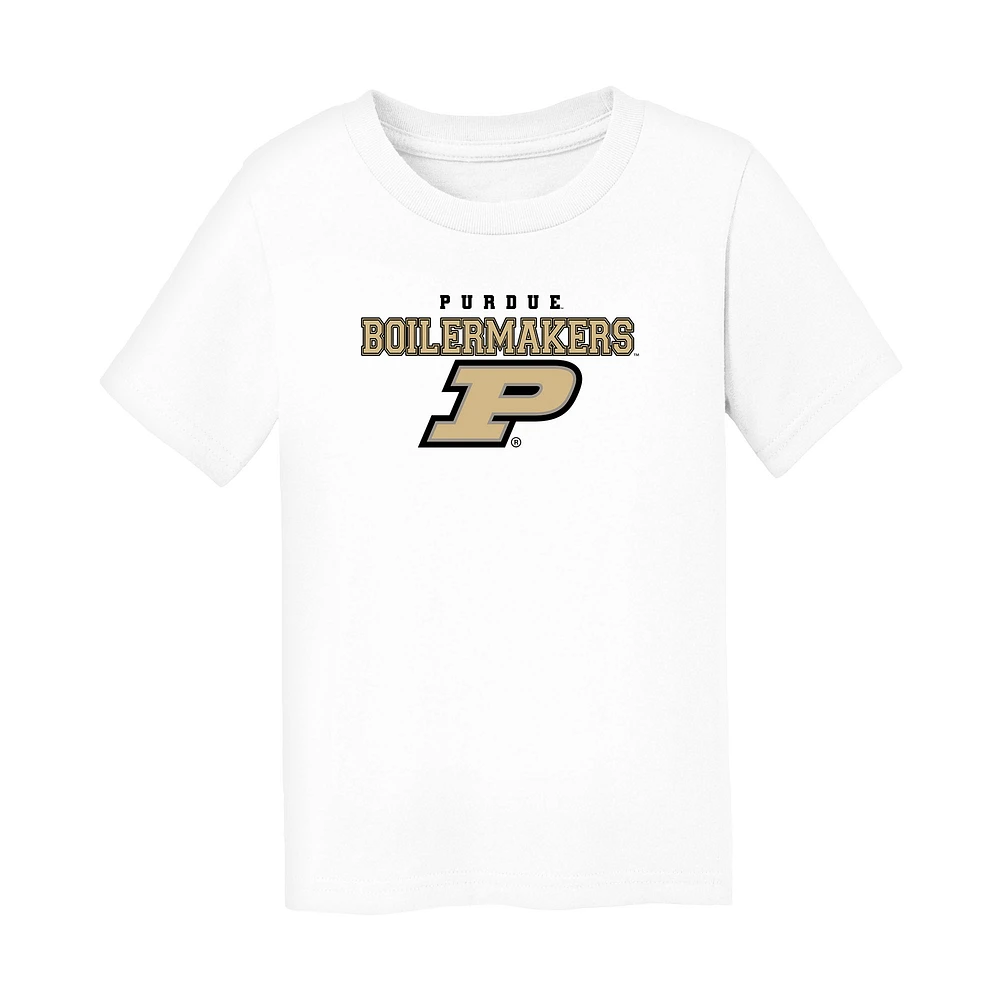 Toddler Chad & Jake White Purdue Boilermakers Varsity Design T-Shirt