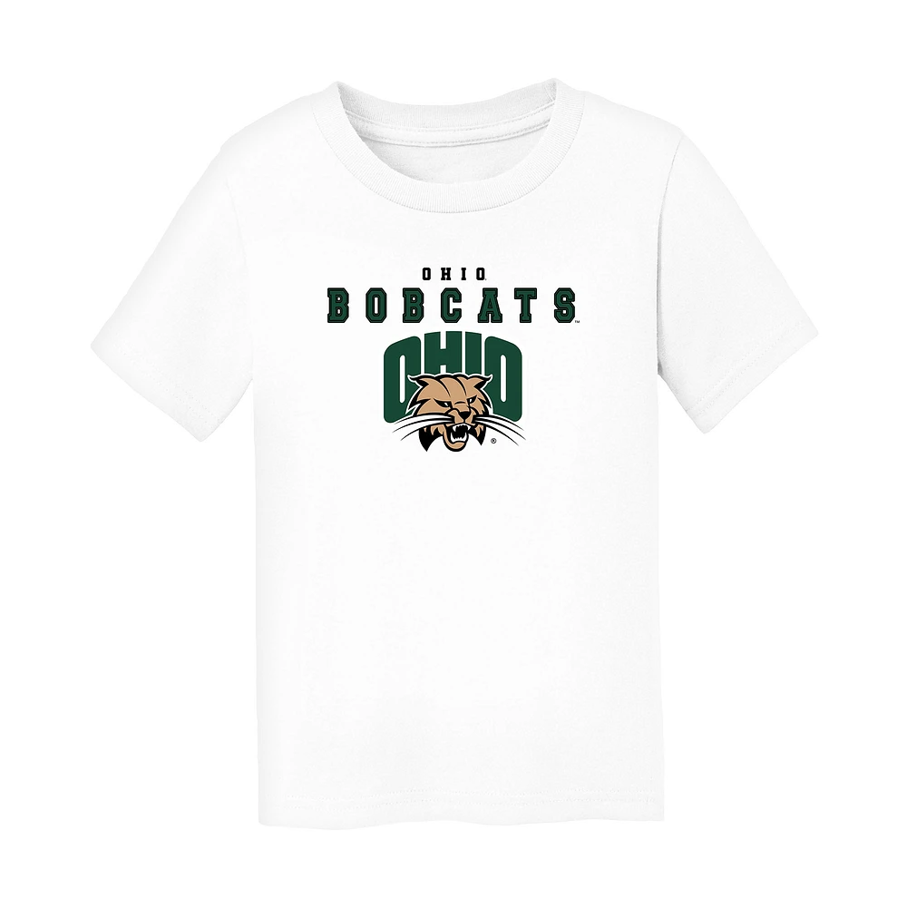Toddler Chad & Jake White Ohio Bobcats Varsity Design T-Shirt