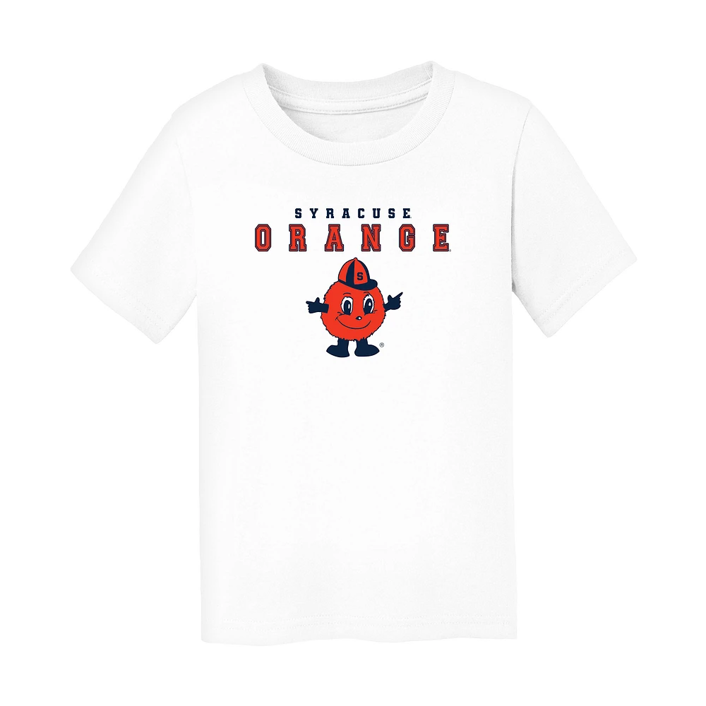 Toddler Chad & Jake White Syracuse Orange Varsity Design T-Shirt
