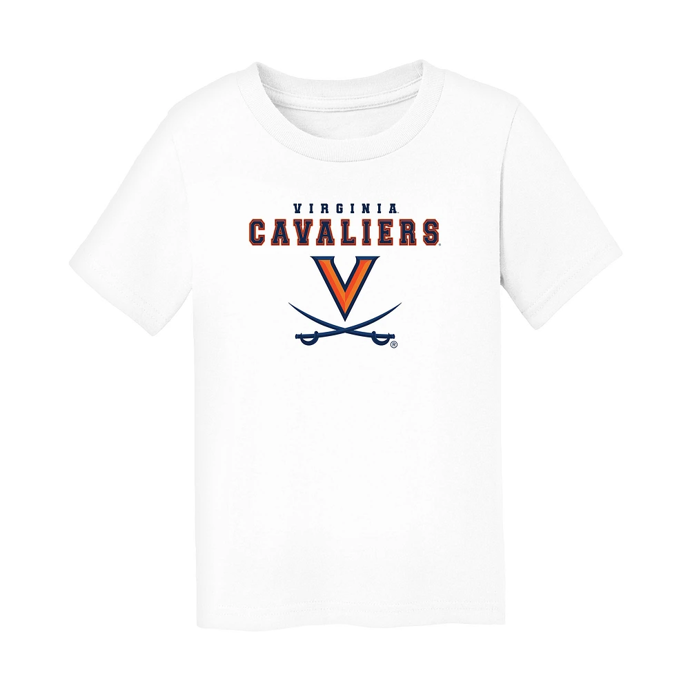 Toddler Chad & Jake White Virginia Cavaliers Varsity Design T-Shirt
