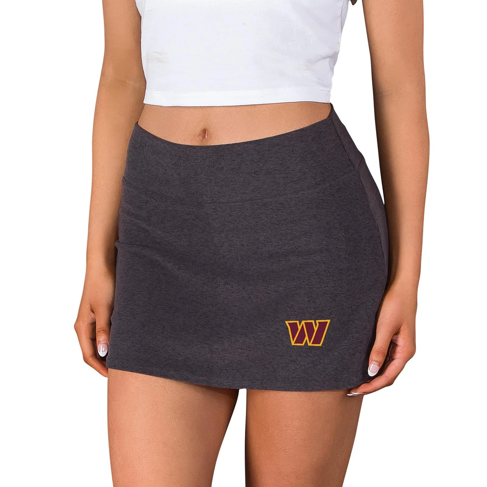 Women's Concepts Sport Charcoal Washington Commanders Centerline Knit Skort