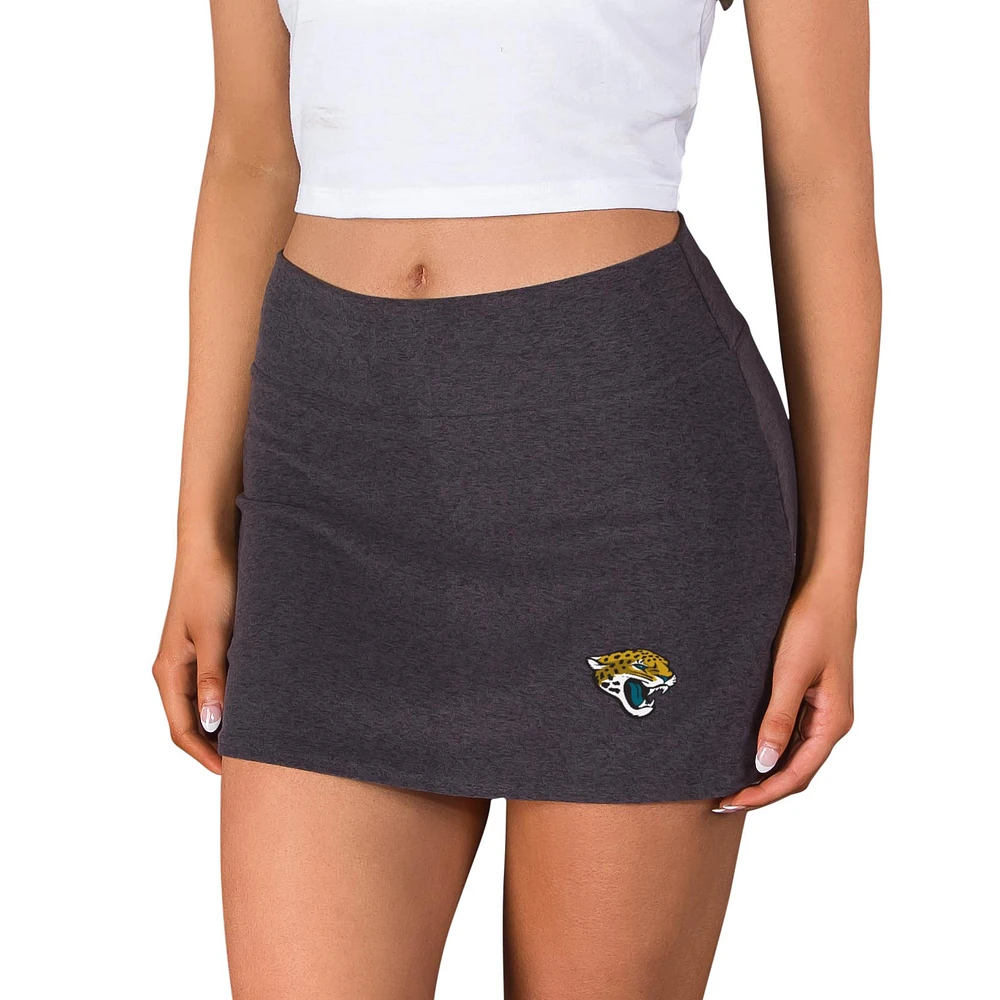 Women's Concepts Sport Charcoal Jacksonville Jaguars Centerline Knit Skort