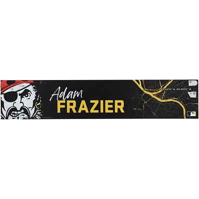 Adam Frazier Pittsburgh Pirates Player-Issued Black Nameplate from the 2025 MLB Season