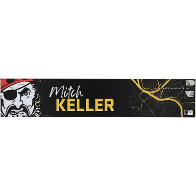 Mitch Keller Pittsburgh Pirates Player-Issued Black Nameplate from the 2025 MLB Season