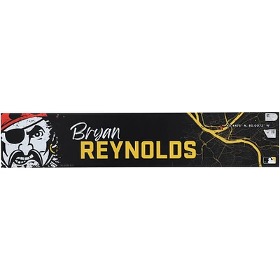 Bryan Reynolds Pittsburgh Pirates Player-Issued Black Nameplate from the 2025 MLB Season