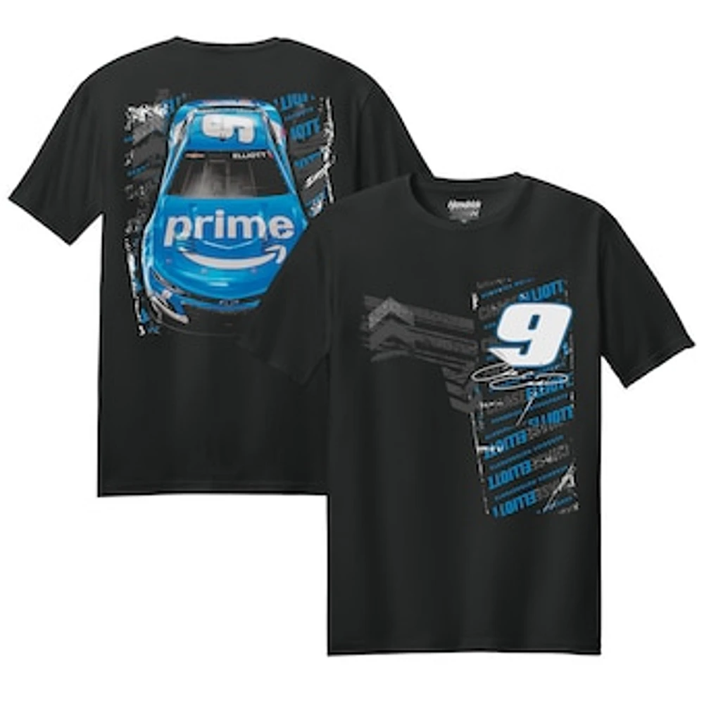 Men's Hendrick Motorsports Team Collection Black Chase Elliott Amazon Prime Car T-Shirt
