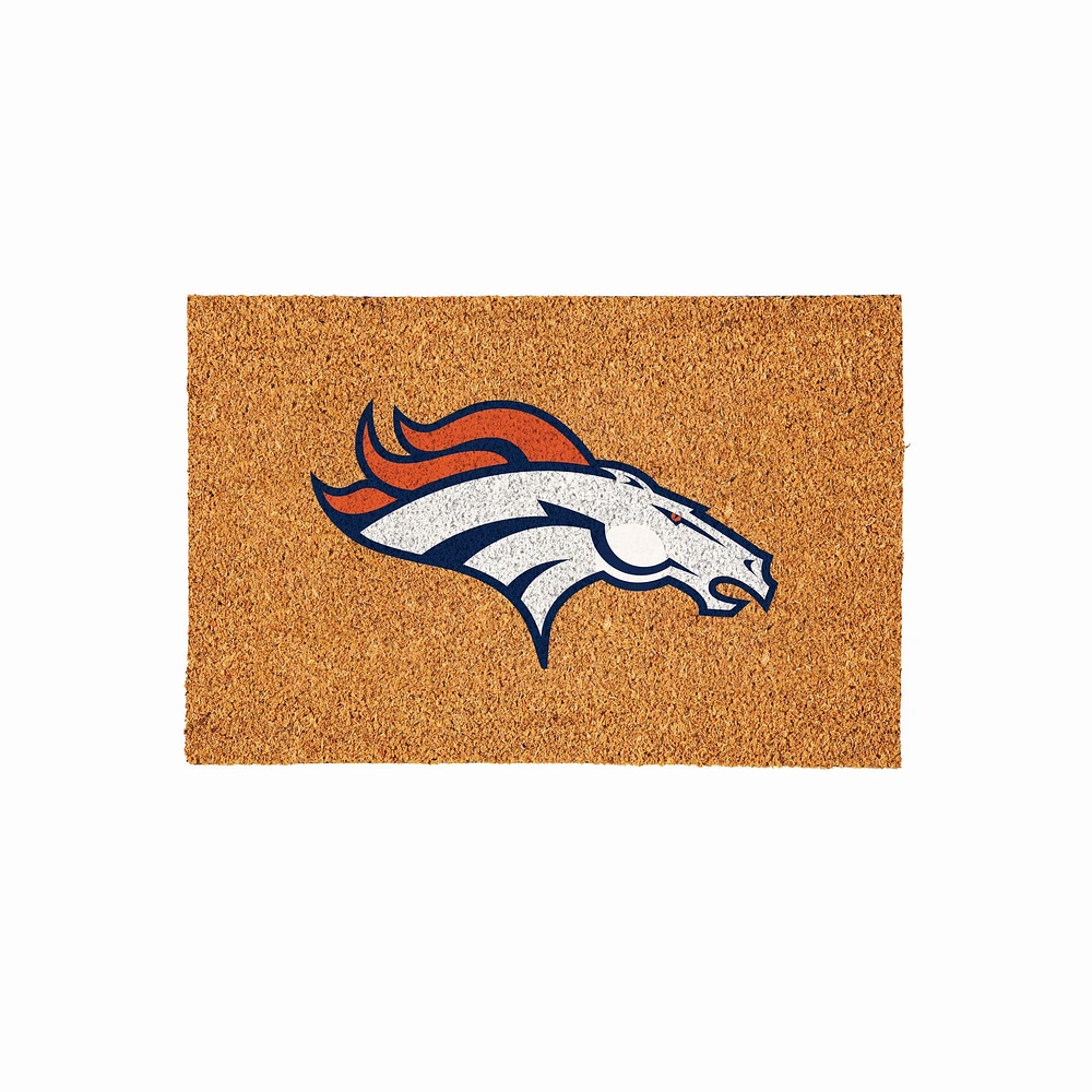 Denver Broncos 24" x 36" Outdoor Team Logo Coir Mat