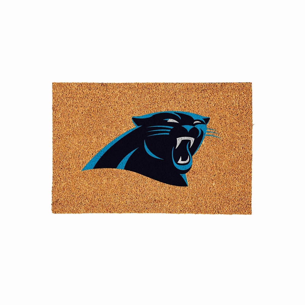 Carolina Panthers 24" x 36" Outdoor Team Logo Coir Mat