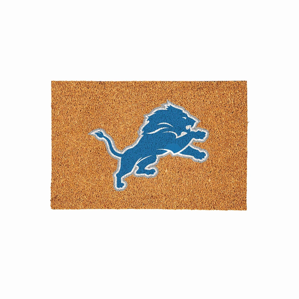 Detroit Lions 24" x 36" Outdoor Team Logo Coir Mat