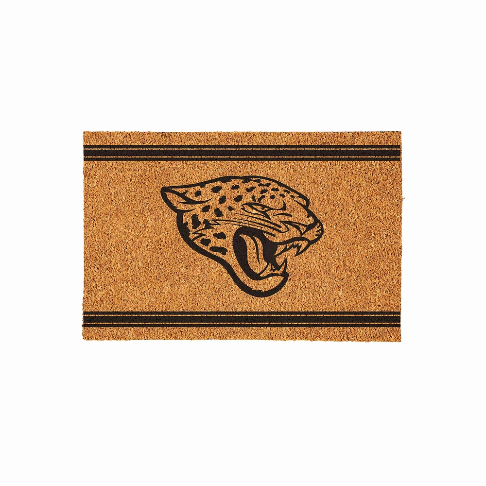 Jacksonville Jaguars 24" x 36" Outdoor Monochrome Team Logo Coir Mat