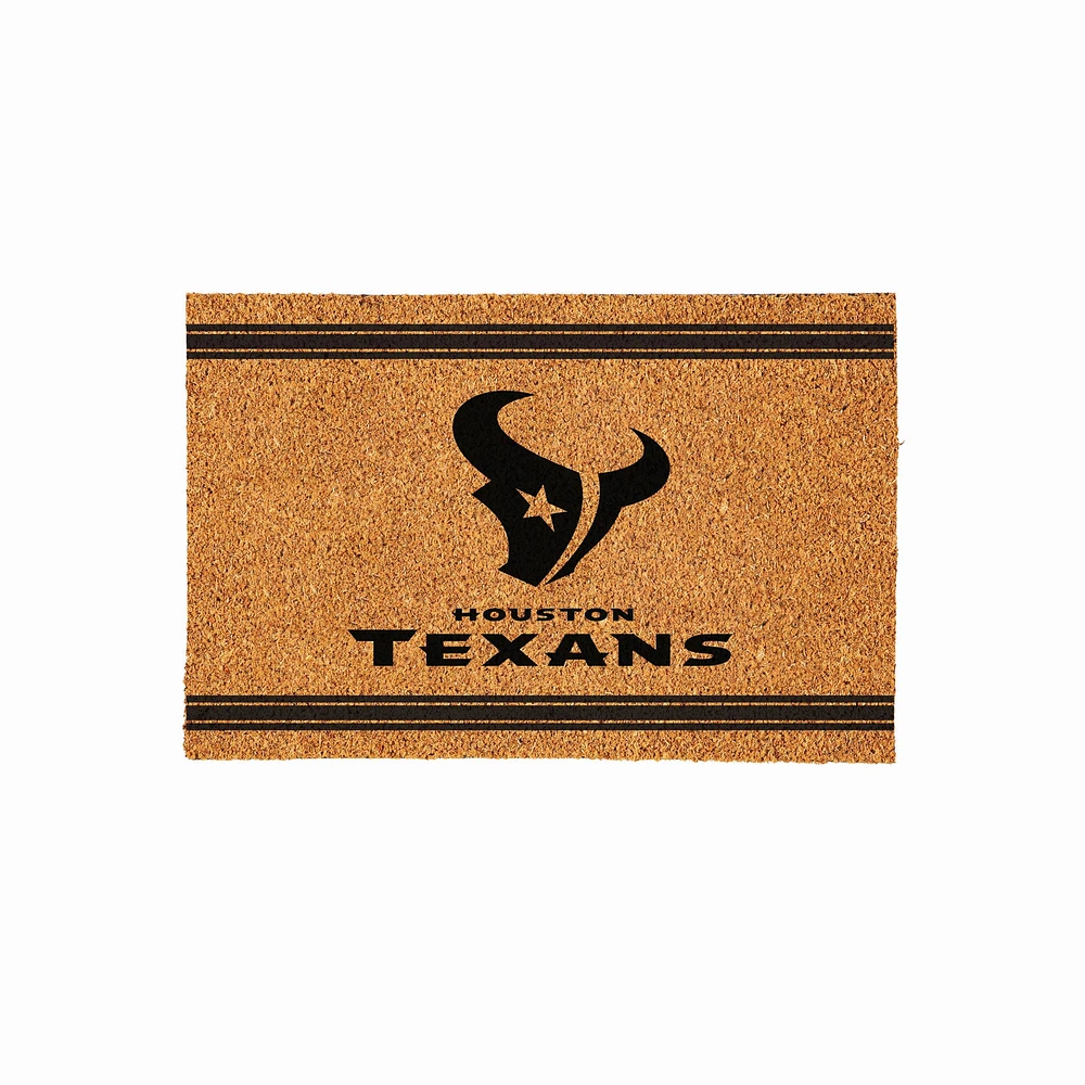 Houston Texans 24" x 36" Outdoor Monochrome Team Logo Coir Mat