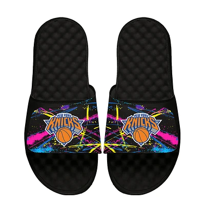 Unisex ISlide x Staycool Black New York Knicks Slide Sandals