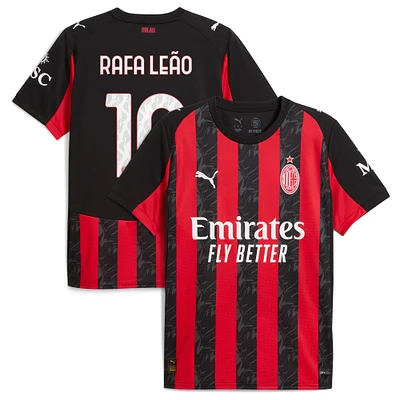 Men's Puma Rafael Leão Red AC Milan 2025/26 Home Replica Player Jersey
