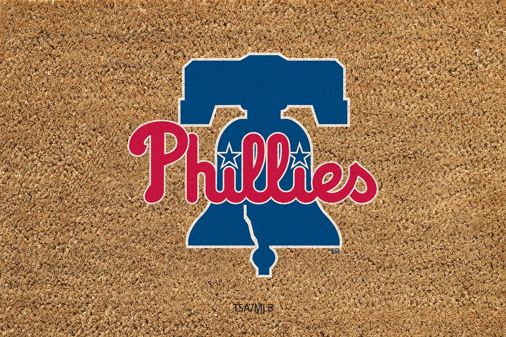 Philadelphia Phillies 24" x 36" Outdoor Team Logo Coir Mat