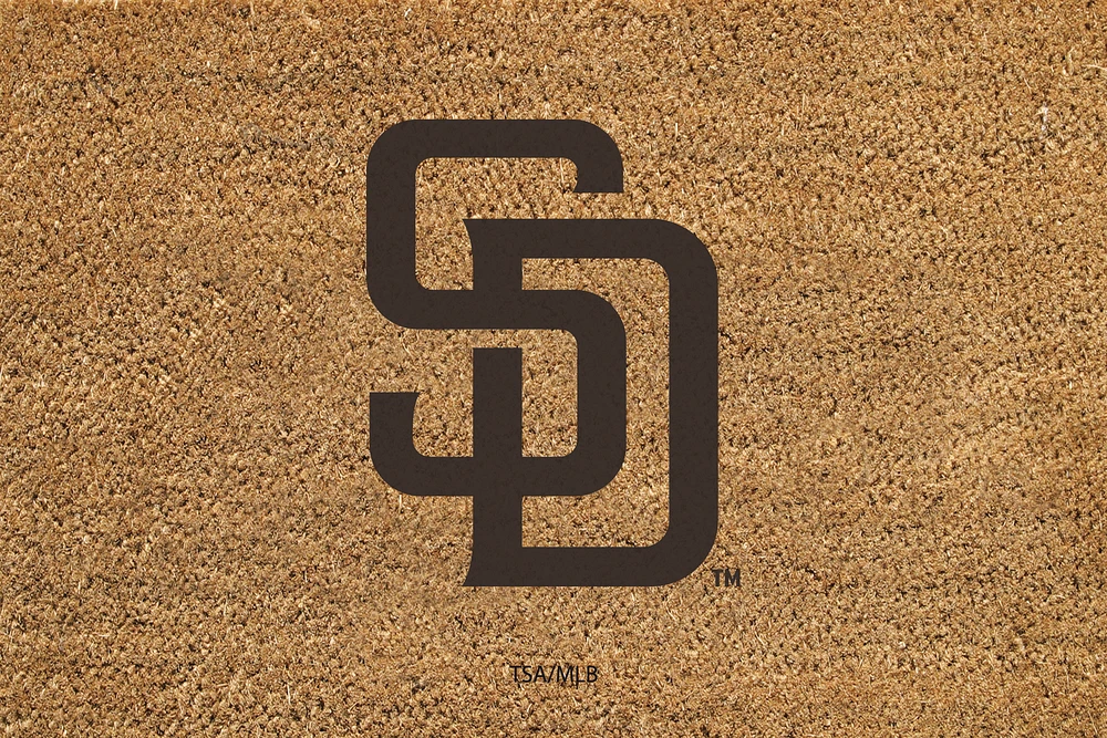 San Diego Padres 24" x 36" Outdoor Team Logo Coir Mat