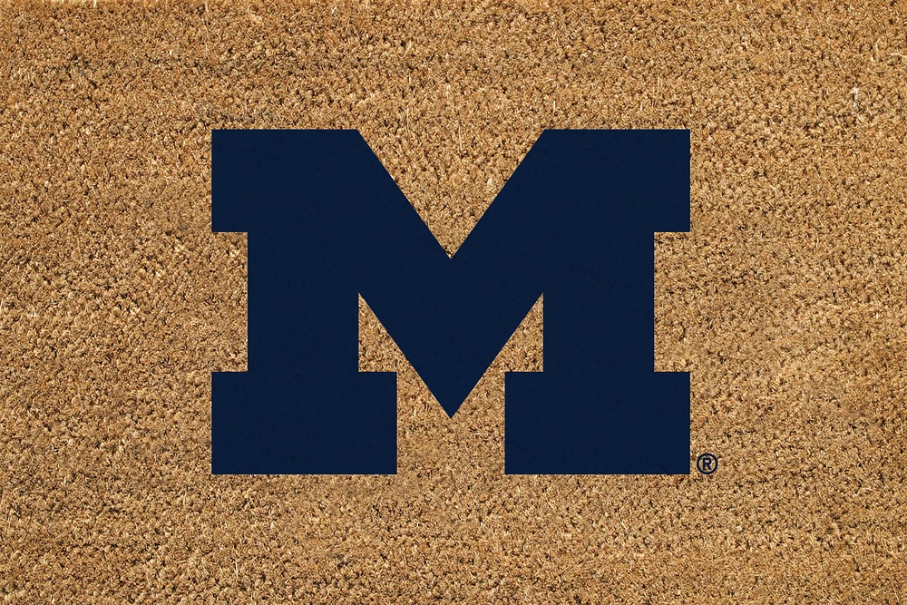 Michigan Wolverines 24" x 36" Outdoor Team Logo Coir Mat