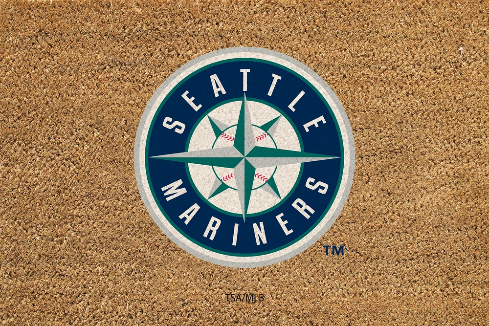 Seattle Mariners 24" x 36" Outdoor Team Logo Coir Mat