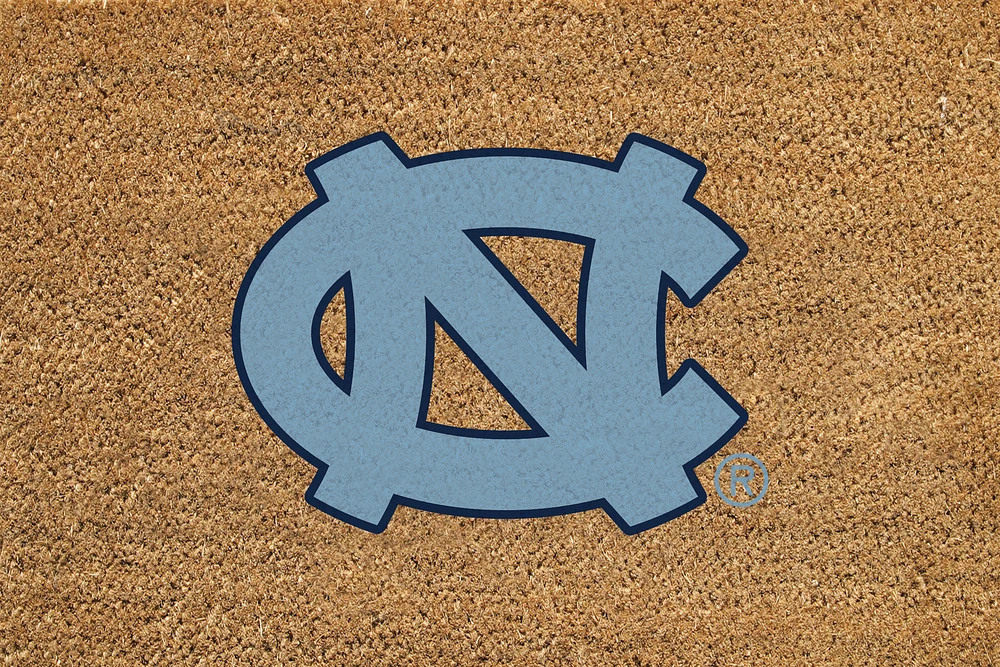 North Carolina Tar Heels 24" x 36" Outdoor Team Logo Coir Mat