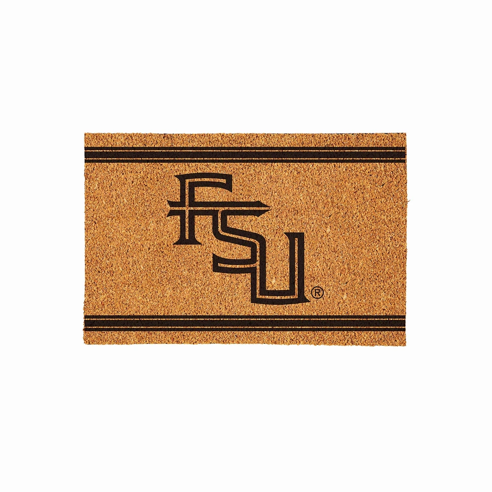 Florida State Seminoles 24" x 36" Outdoor Monochrome Team Logo Coir Mat