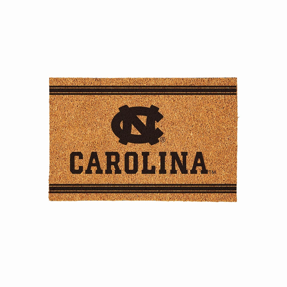 North Carolina Tar Heels 24" x 36" Outdoor Monochrome Team Logo Coir Mat
