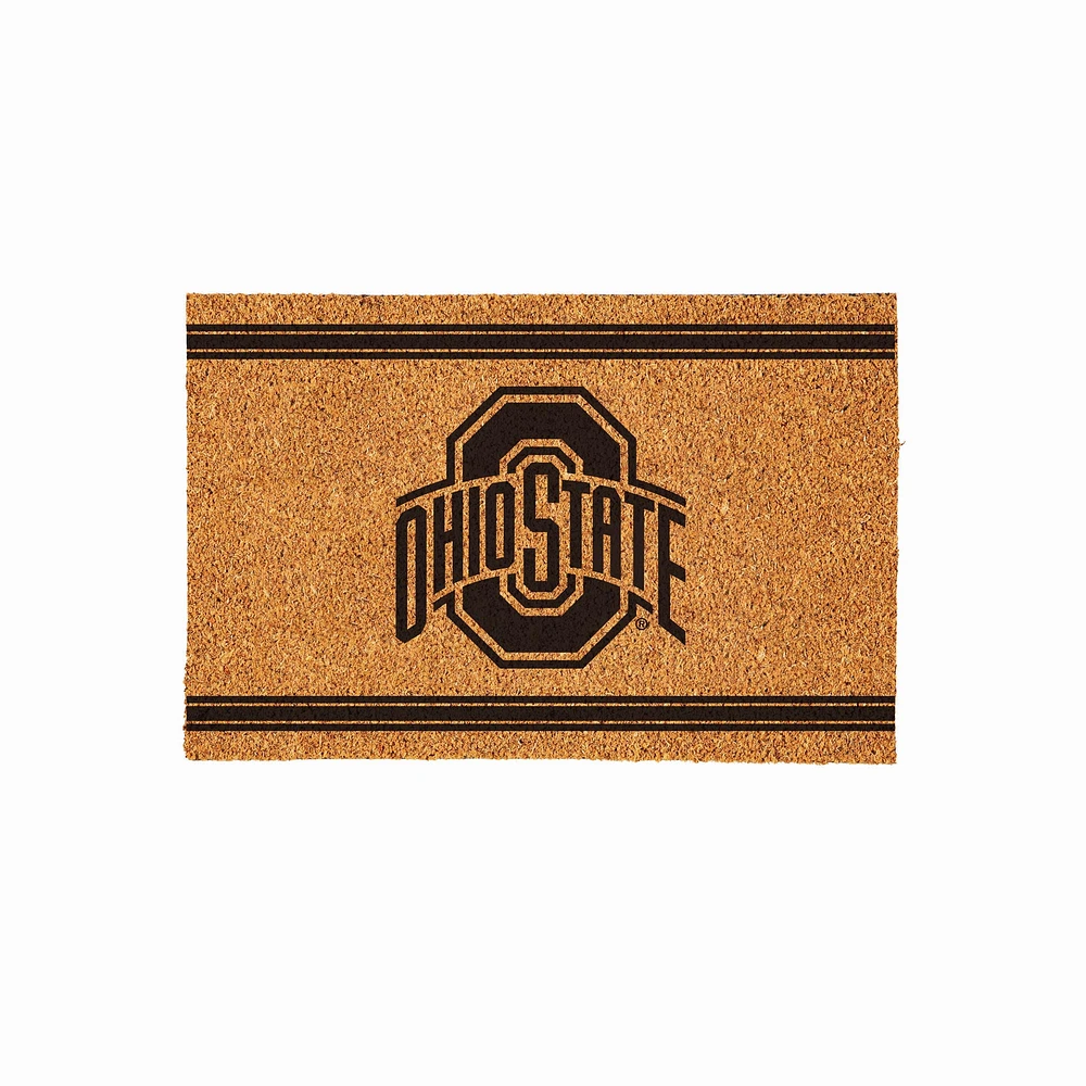Ohio State Buckeyes 24" x 36" Outdoor Monochrome Team Logo Coir Mat