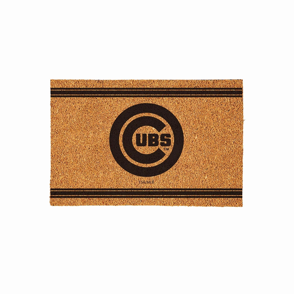 Chicago Cubs 24" x 36" Outdoor Monochrome Team Logo Coir Mat