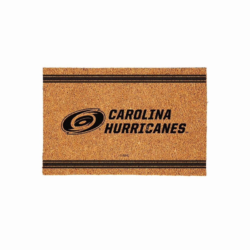Carolina Hurricanes 24" x 36" Outdoor Monochrome Team Logo Coir Mat